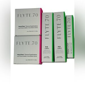 HazyView Eyeshadow and LipBlot Set - Pink and Green